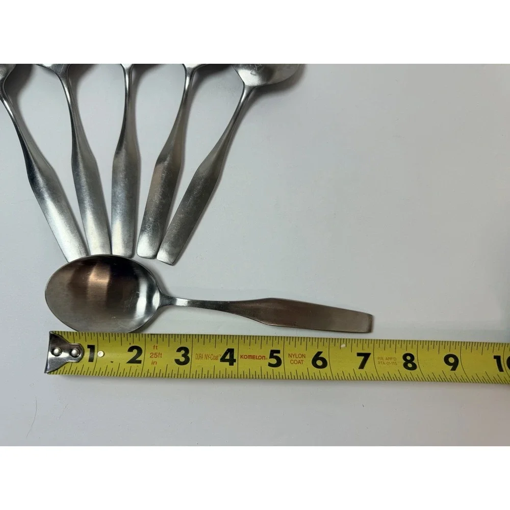 WMF Cromargan  Stainless Steel Form Soup spoons 7 1/8